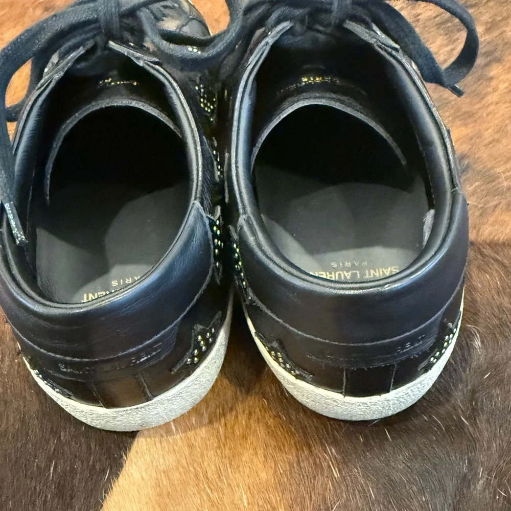 Saint Laurent Black Star Stud SL/06 Sneakers - Picture 5 of 7
